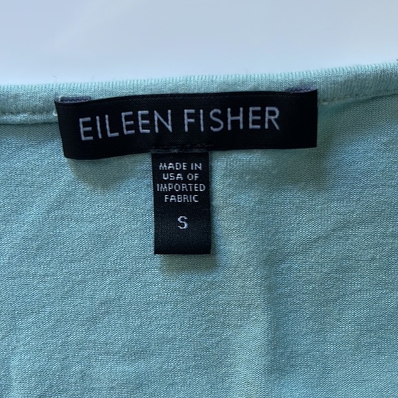 { Eileen Fisher } - Stretch Jersey Knit Scoop Neck Top - Picture 4 of 4